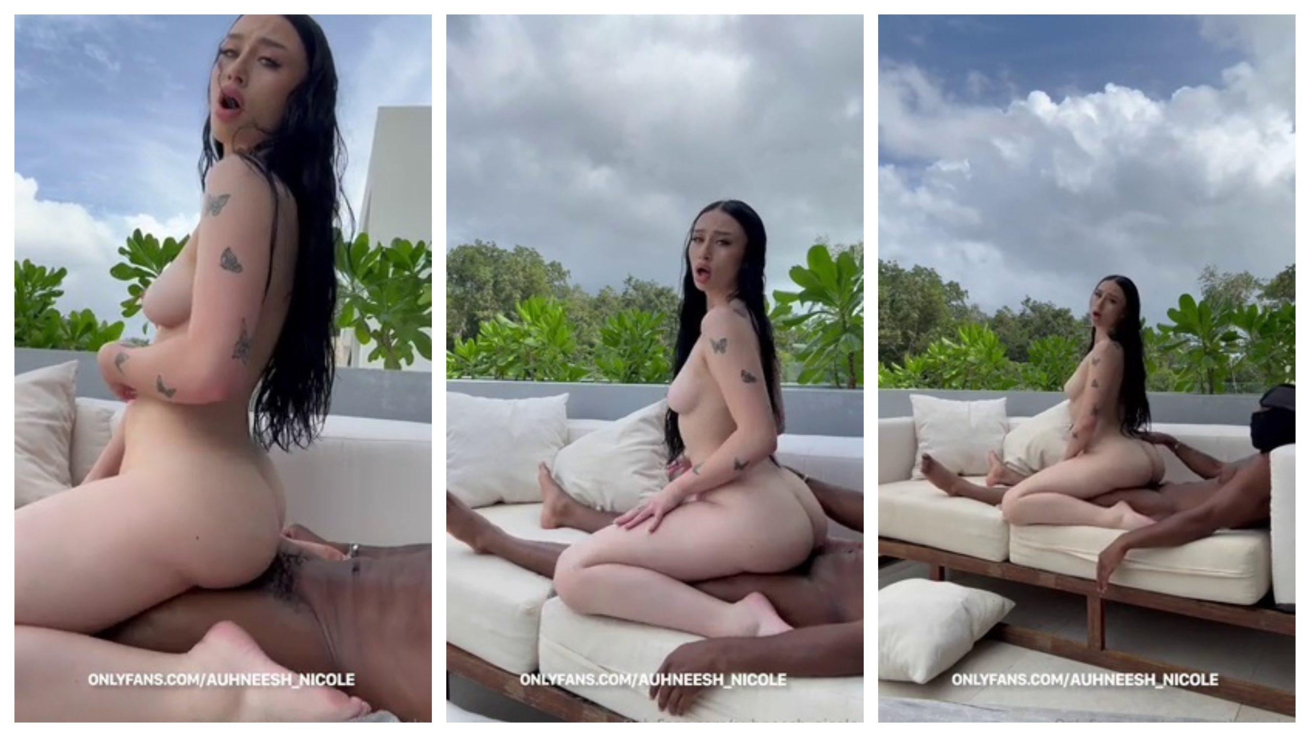 Auhneesh Nicole Nude Balcony Blowjob Sex Tape Ppv Onlyfans Video Leaked