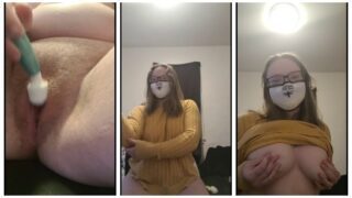 Masked Girl Stripping Pussy Masturbation Video Leak