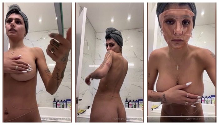 Mia Khalifa Onlyfans Masking Routine Nipslips Video