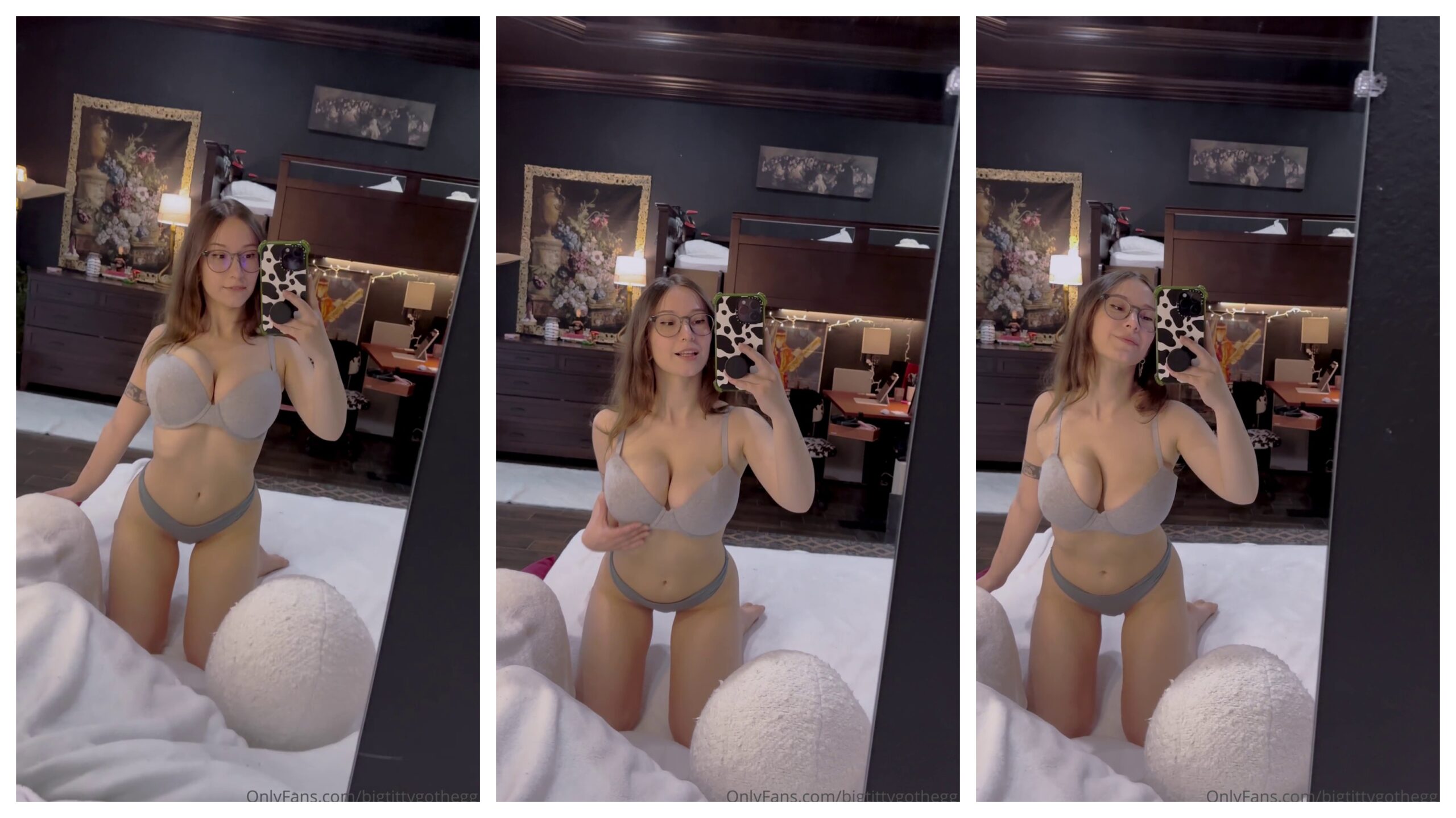 Bigtittygothegg Mirror Tits Shaking Part 2 Video