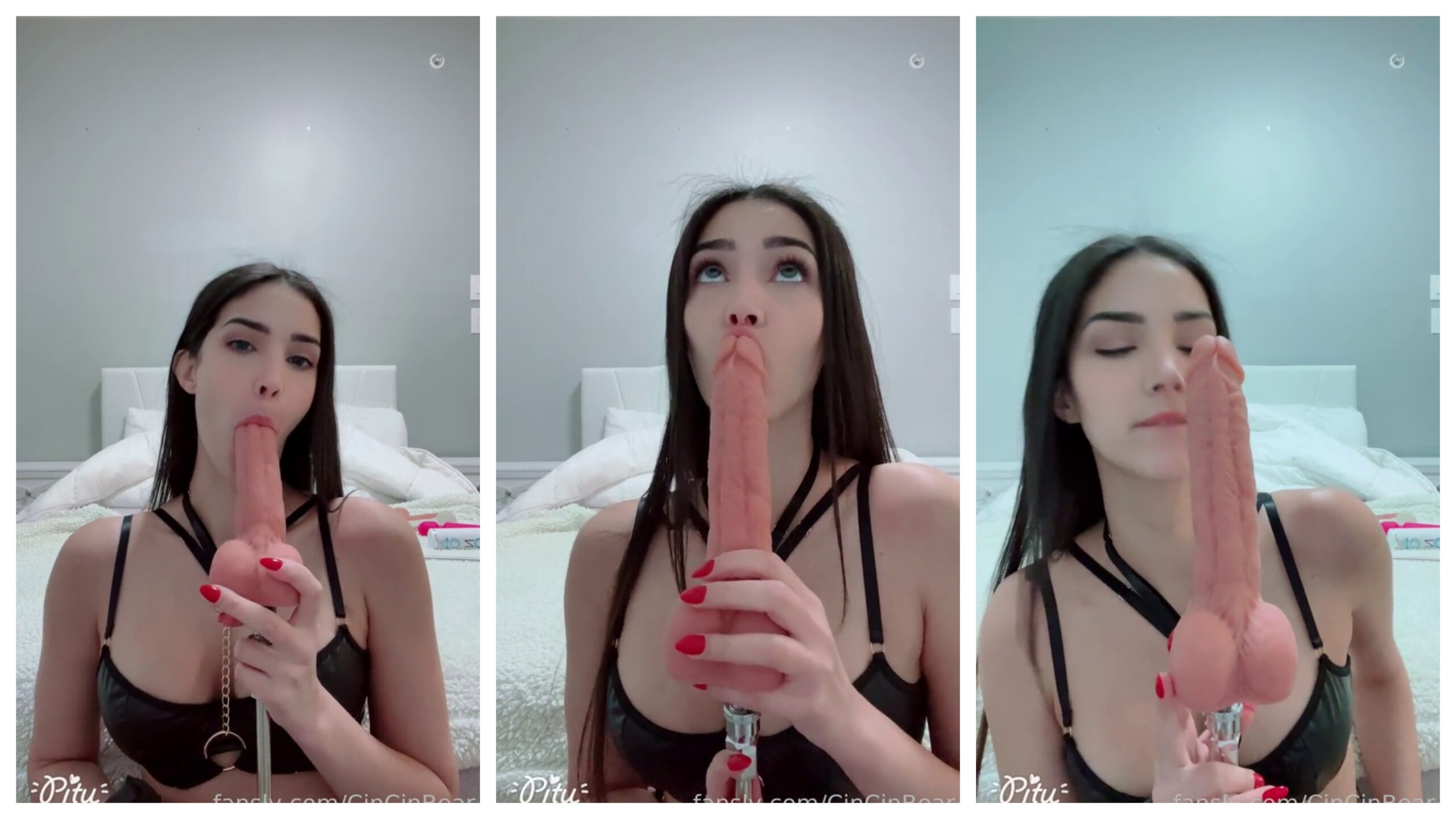 CinCinBear POV Dildo Blowjob Fansly Video Leaked