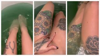 Imsadspice AKA Extrasadspice Nude Hairy Pussy In Bathtub