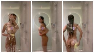 Kyomi Chase AKA Naomi Kyoti Teasing In The Shower