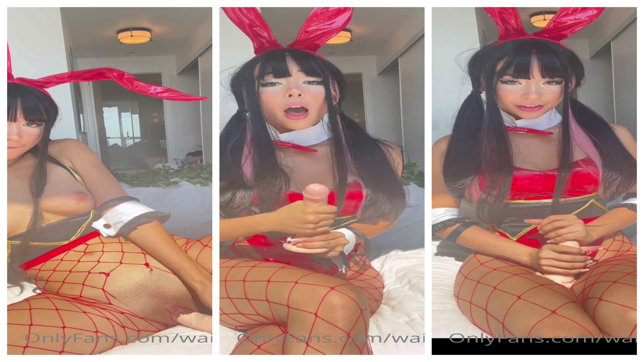 Waifumiia Bunny Girl Cosplay Joi Dildo Play Porn Video